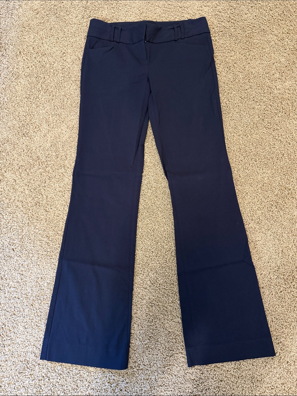 The Limited Navy Bootcut Dress Pants